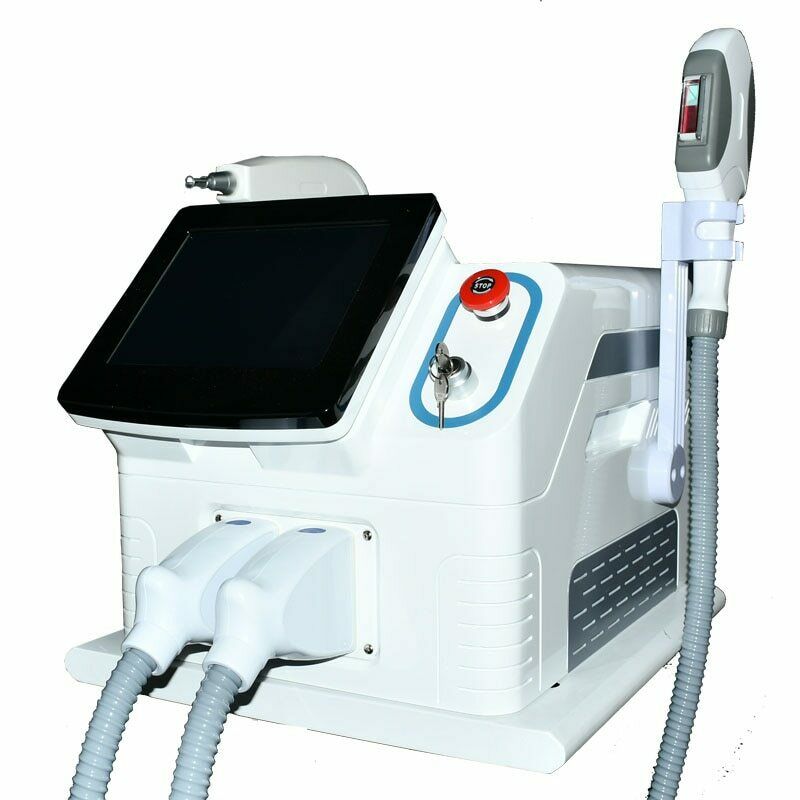 Laser OPT SHR IPL Hair Removal ND YAG Laser Tattoo Removal Machine Salon Spa Use