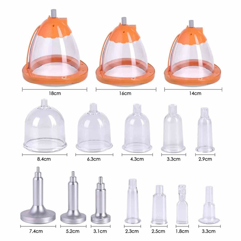 UK Breast Enlargement Butt Vacuum Therapy Body Massage Cupping Shaping Machine