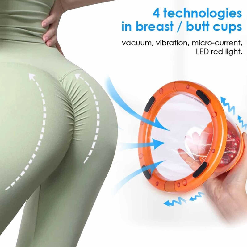 UK Breast Enlargement Butt Vacuum Therapy Body Massage Cupping Shaping Machine